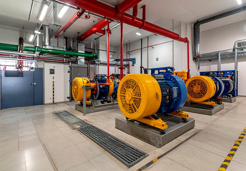 Motores e instalaciones mecánicas industriales